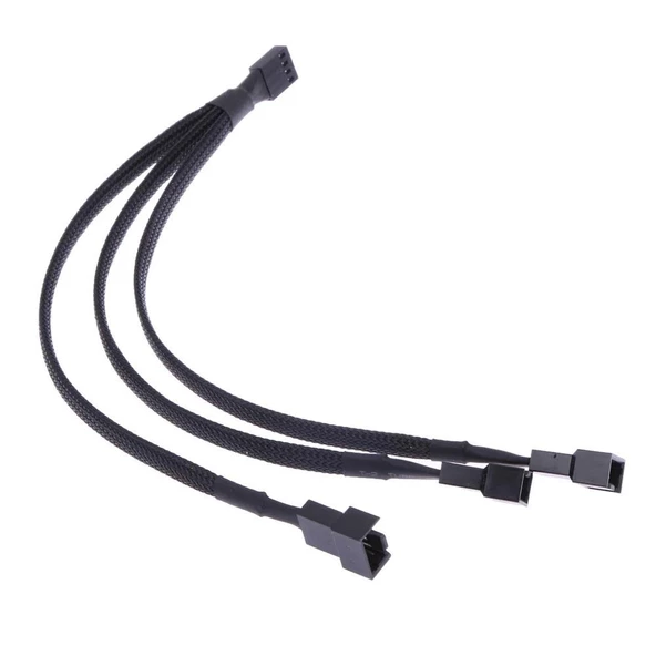 4 Pin Switch Fan Çoklayıcı Y PWM Çoklayıcı Splitter Kablosu 3 Pin 3 Port 4303 ürün görseli 1