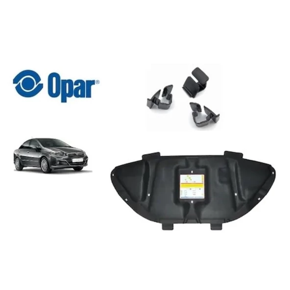 Fiat Linea Motor Kaput Keçe Izalatoru [Orijinal] 52009069 Klipsli 497998534 ürün görseli 1