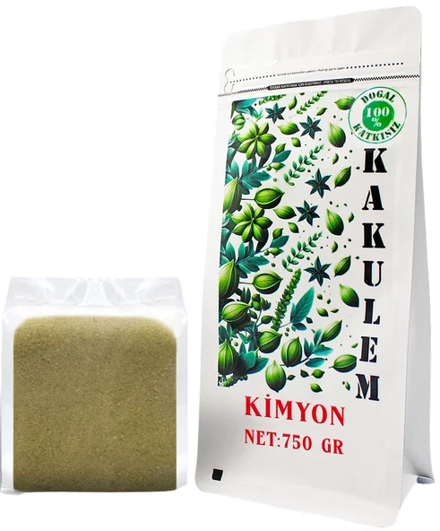 KAKULEM SERTİFİKALI Yerli Katkısız Öğütülmüş Toz Kimyon 750 GR ürün görseli 1