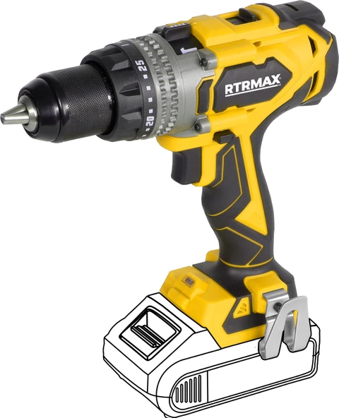 RTRMAX X-LION RTX3020B AKÜLÜ DARBELİ MATKAP KÖMÜRSÜZ 150Nm Akü ve Şarj Hariç ürün görseli 1