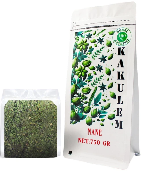 KAKUELM SERTİFİKALI Gaziantep Nizip Usulü  Kurutulmuş Nane 750 GR ürün görseli 1