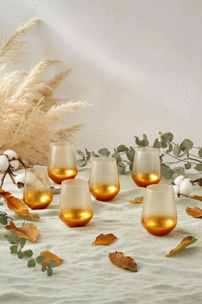 Safir 6'lı Meşrubat Bardağı 425 ML - Resim 4