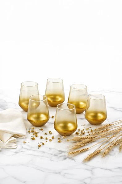 Safir 6'lı Meşrubat Bardağı 425 ML - Resim 5