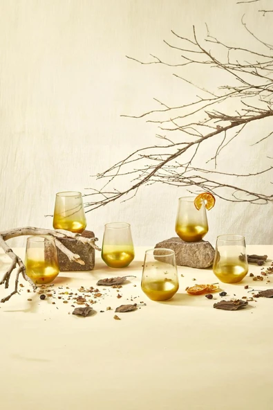 Safir 6'lı Meşrubat Bardağı 425 ML - Resim 2
