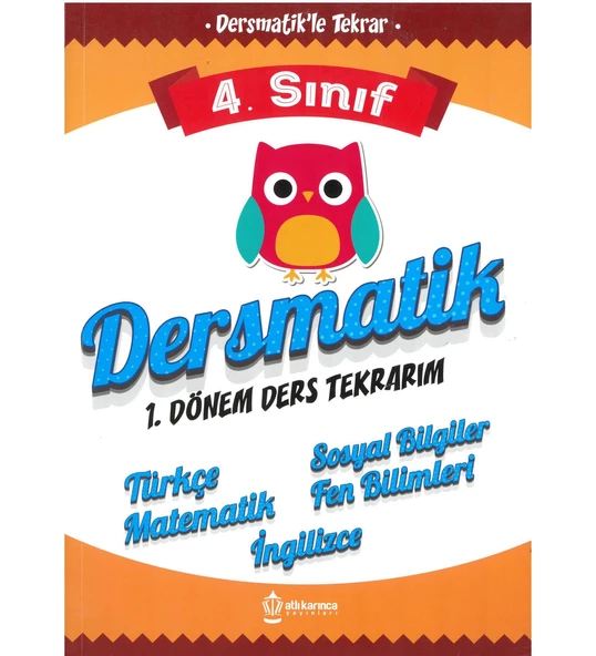 Atlı Karınca 4.Sınıf Dersmatik Kitabı ürün görseli 1