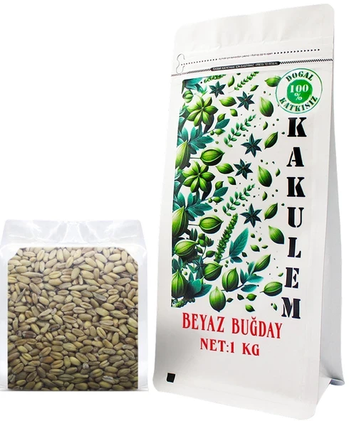 KAKULEM SERTİFİKALI Tavuk Güvercin Yemi Yemlik Beyaz Buğday 1 KG ürün görseli 1