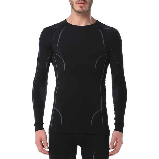 Evolite Thermowear Bay Termal Üst İçlik S-M Siyah-Gri E-3025 ürün görseli 1
