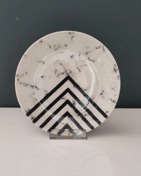 GALERİ KRİSTAL SİERRA 19 CM PASTA TABAĞI DENZİ FORM ürün görseli 1