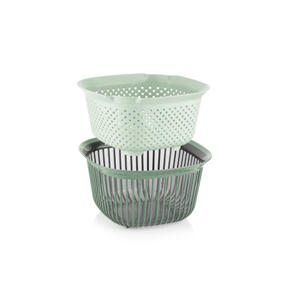 Selka Home 2 Parça Süzgeçli Kase 4000 ml - Resim 4
