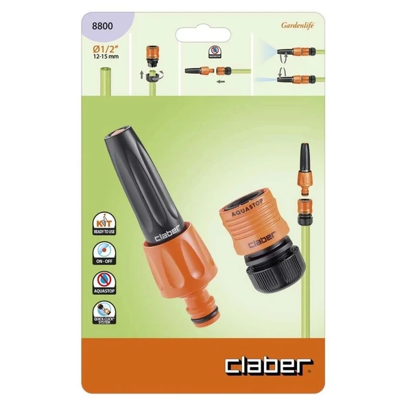 SULAMA BAŞLIĞI SET CLABER 8800 - Resim 2