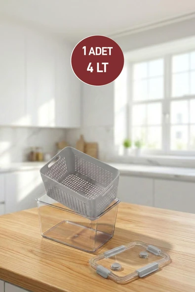 Selka Lavin 4 Lt. Saklama Kabı - Resim 3