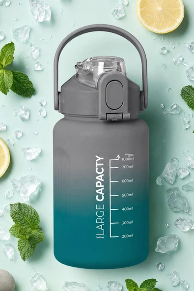 Selka Home - Briella 1000 ML Pipetli Motivasyon Matara ürün görseli 1