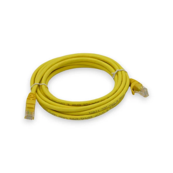 PATCH CORD UTP CAT6 3 MT YELLOW - Resim 3