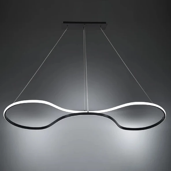 Peja / Sarkıt Avize / 100 cm / Antrasit Gövde / 3 Renk Işık / 3 Yıl Garanti ürün görseli 1