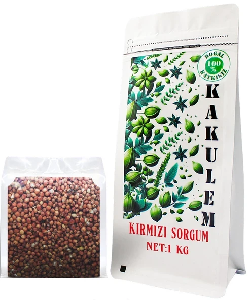 KAKULEM SERTİFİKALI Kırmızı Sorgum Dal Darı 1 KG ürün görseli 1
