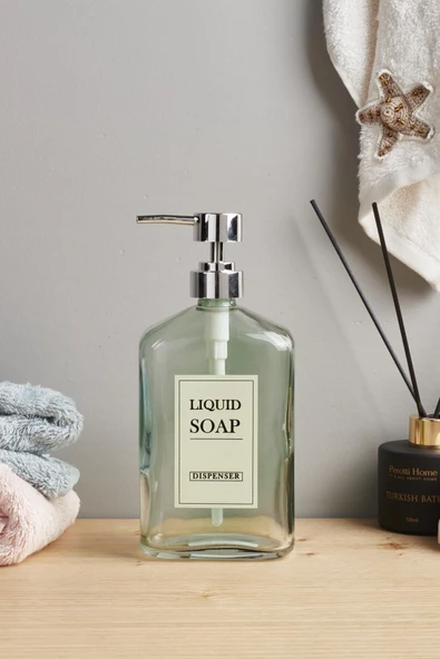 Perotti lıquıd soap cam sıvı sabunluk yeşil 15739 ürün görseli 1