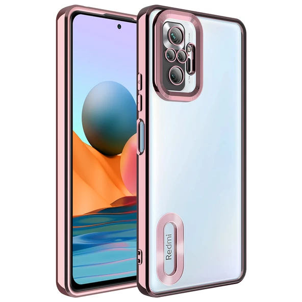 Xiaomi Redmi Note 10 Pro Kılıf Kamera Korumalı Logo Gösteren Omega Kapak kılıf ürün görseli 1
