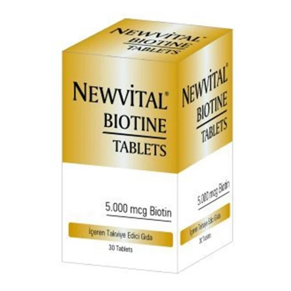 Newvital Biotin 30 Tablet ürün görseli 1
