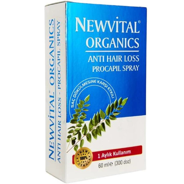 Newvital Organics Sprey Anti Hair Loss Procapil 60 ML ürün görseli 1