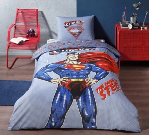 Özdilek Superman Light Tek Kişilik Lisanslı Çocuk Nevresim Takımı Mavi ürün görseli 1