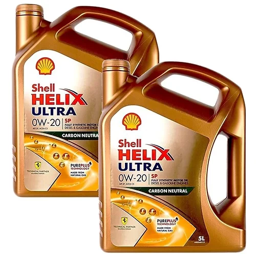 Shell Helix Ultra Sp 0W-20 Motor Yağı 2 x 5 L -DPFli Tam Sentetik - ACEA C5 ürün görseli 1