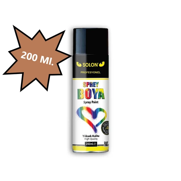 Sprey Boya Kahverengi 200 Ml. ürün görseli 1