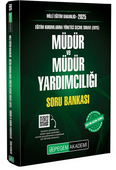 Pegem 2026 MEB EKYS Müdür ve Yardımcılığı Soru Bankası Pegem Akademi Yayınları ürün görseli 1
