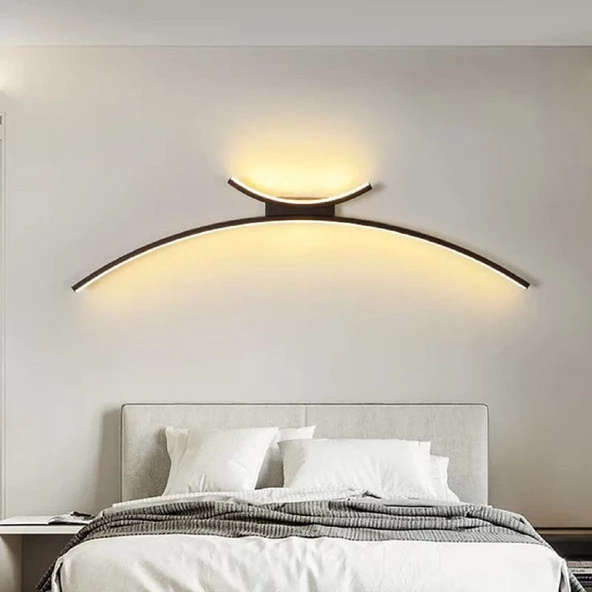 Mamuşa / Aplik / 120x20 cm /Çift Yönlü / 3 Renk Işık / Antrasit Gövde / 3 Yıl Garanti ürün görseli 1