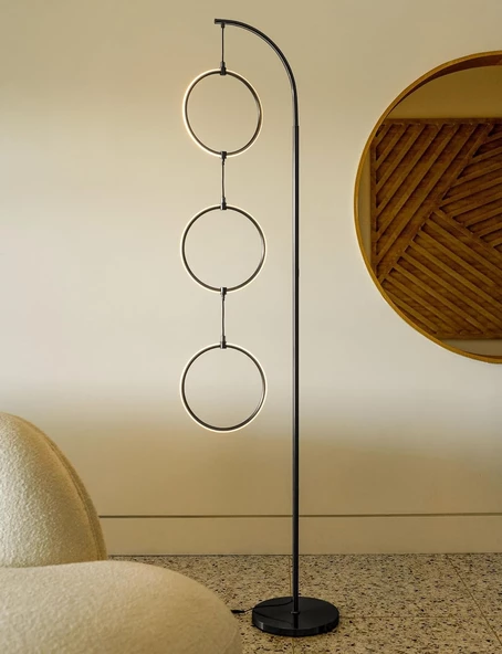 Zincirli / 160 cm / Lambader / Antrasit Gövde / 3 Renk Işık / 3 Yıl Garanti ürün görseli 1