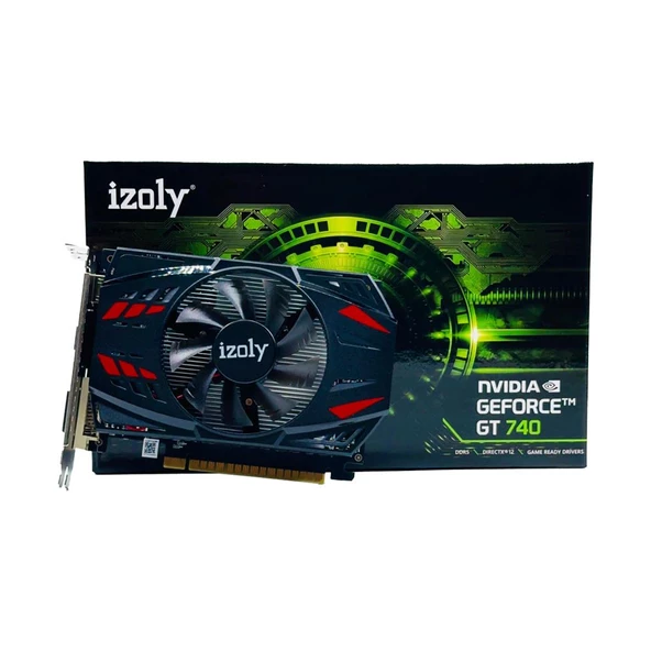IZOLY GT740 4GB NVIDIA GDDR5 128 BIT VGA+HDMI EKRAN KARTI ürün görseli 1