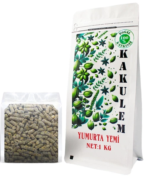 KAKULEM SERTİFİKALI Yumurta Verimini Arttıran Yumurta Yemi 1 KG ürün görseli 1