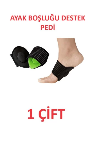 Ayak Boşluğu Destek Pedi Ayak desteği Düz Taban İçin Esnek Ped 1 Çift ürün görseli 1