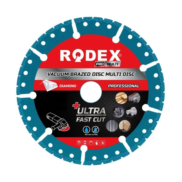 Rodex RRM115M Multi Elmas Kesme Diski 115mm ürün görseli 1