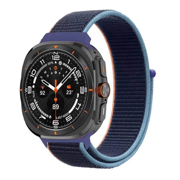 ??Galaxy Watch Ultra 47mm  KRD-03 Hasır Kordon - Resim 10