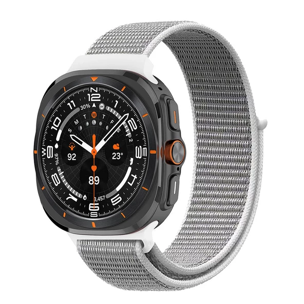 ??Galaxy Watch Ultra 47mm  KRD-03 Hasır Kordon - Resim 5