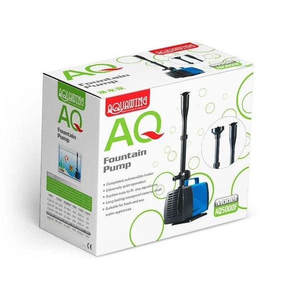 Aquawıng AQ5000F Akvaryum Sump Motoru+Fountain Kit 105W 5000L/H ürün görseli 1