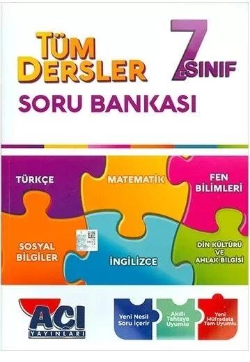 7. Sınıf Tüm Dersler Soru Bankası Açı Yayınları ürün görseli 1