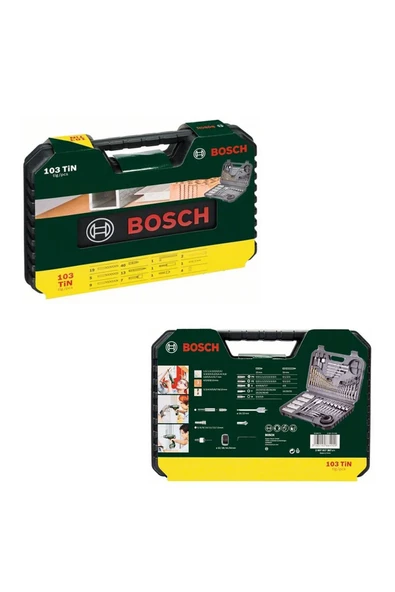 Bosch V-Line 103 PARÇA VİDALAMA&MATKAP UCU SET - Resim 2