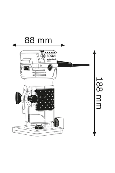Bosch Professional Gkf 550 Çok Amaçlı Freze - Resim 3