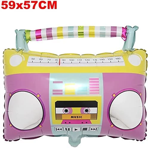 Radyo Folyo Balon 59x57 cm - Resim 2
