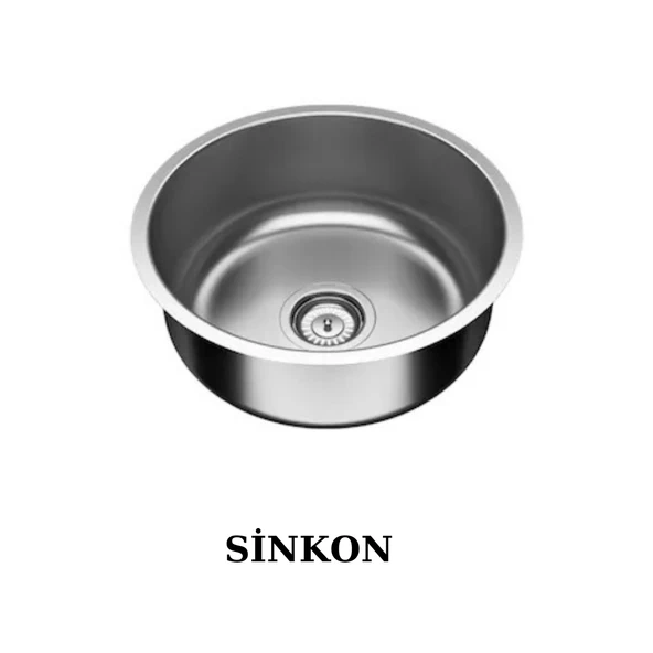 SİNKON LÜXS Mermeraltı Eviye Mutfak Evye 40x40 S40 ürün görseli 1