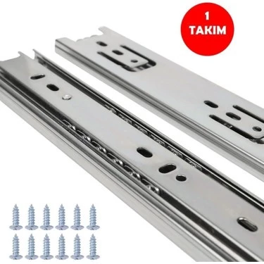 KULVARAVM 25cm Çekmece Rayı Çekmece Kızağı Mobilya Rayı ürün görseli 1