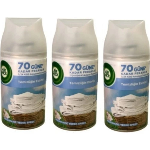 Air Wick Air Wick Oda Kokusu Freshmatic Temizlik Esintisi 3'lü Yedek ürün görseli 1