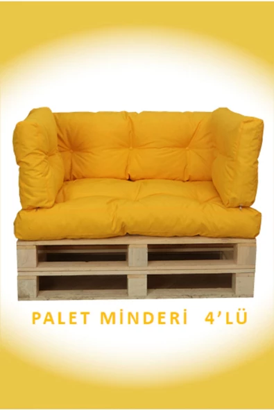 EVOKE   Dış Ve Iç Mekan Palet Bahçe Balkon Havuz Başı Yer Minderi Koltuk Minderi Takımı ürün görseli 1