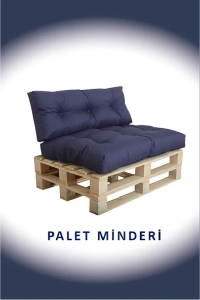EVOKE   Kış Bahçesi, Balkon Minderi, Oturma Ve Yer Minderi Iç Ve Dış Mekan Palet Minderi -lacivert ürün görseli 1
