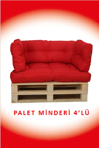 EVOKE   Dış Ve Iç Mekan Palet Bahçe Balkon Havuz Başı Yer Minderi Koltuk Minderi Takımı ürün görseli 1