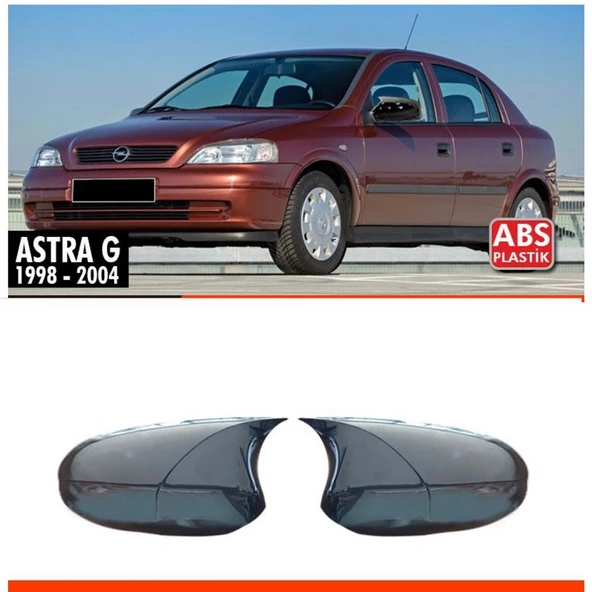 OPEL ASTRA G UYUMLU PARLAK SİYAH BATMAN AYNA KAPAĞI ürün görseli 1