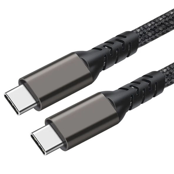 2.Jenerasyon Type-C to Type-C USB3.2 PD Data Kablosu 100W 20Gbps 4K@60Hz 1 Metre ürün görseli 1