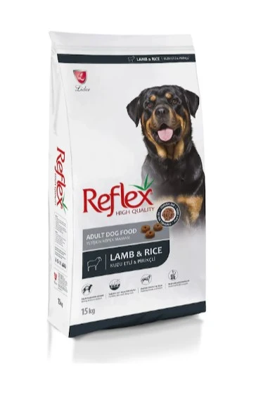 Reflex Kuzu Etli Ve Pirinçli Yetişkin Köpek Maması 15 Kg ürün görseli 1
