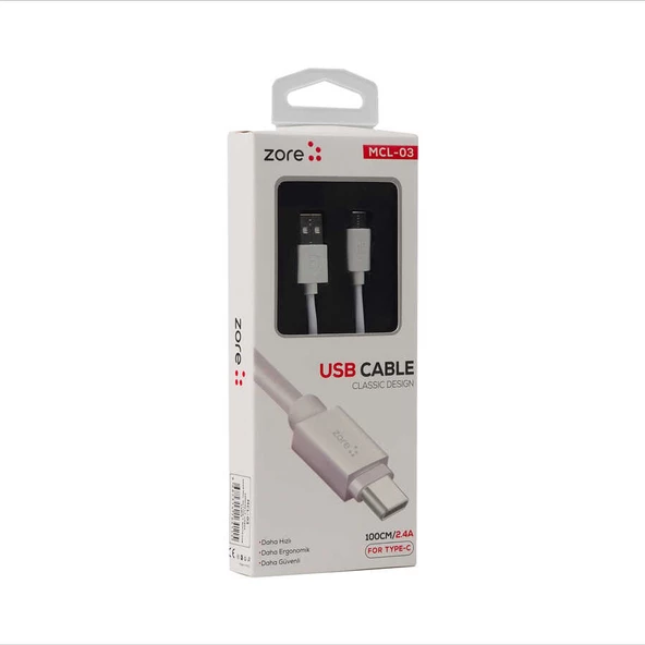 MCL-03 Type-C Usb Kablo ürün görseli 1